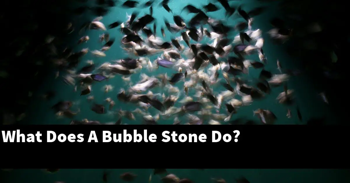 What Does A Bubble Stone Do?
